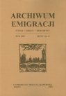 Archiwum Emigracji tom 2/11 2009 Studia Szkice Dokumenty
