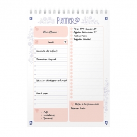 Planer dzienny Oxford Floral A5/70k