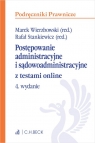  Postępowanie administracyjne i sądowoadministracyjne z testami online