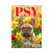 Kalendarz ścienny A4 - Psy 2026