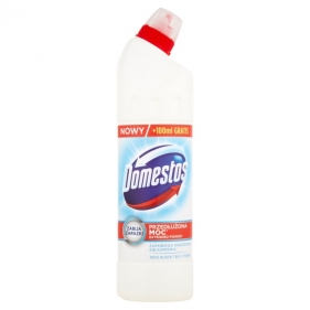 Domestos, Płyn do czyszczenia toalet o przedłużonej mocy, biel i połysk - 750ml