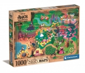 Puzzle 1000 elementów: Story Maps Alicja w Krainie Czarów
