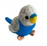 Maskotka Papuga falista biało-niebieska 13 cm (13848) od 0 miesięcy