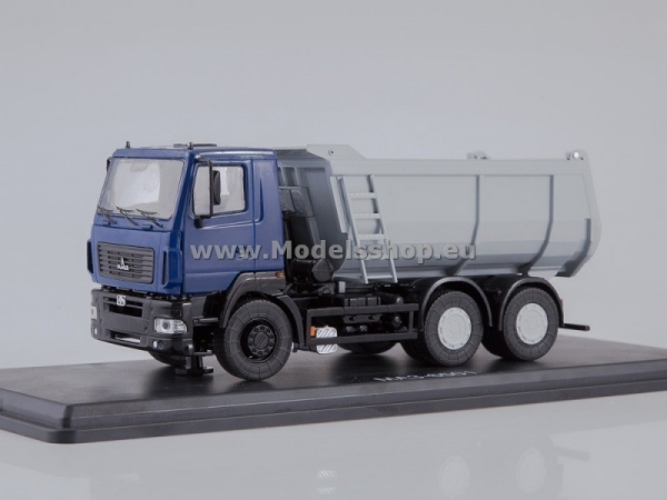 MAZ-6501 U-shape Dumper Truck (dark blue/grey) (SSM1206)
