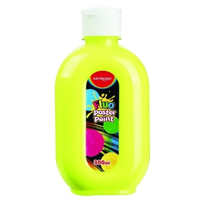 Farba plakatowa fluorescencyjna żółta 300ml