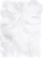 Piórka 5-12 cm, 10 g white (białe) (CEPI-012)