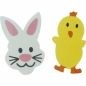 Naklejka piankowe - króliczki i kurczaczki (373210)