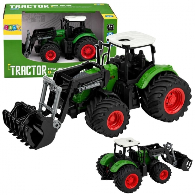 <img src='https://webimage.pl/pics/673/5/d5907990205673.jpg' style='height:440px' /> Traktor z ładowaczem czołowym 1:24