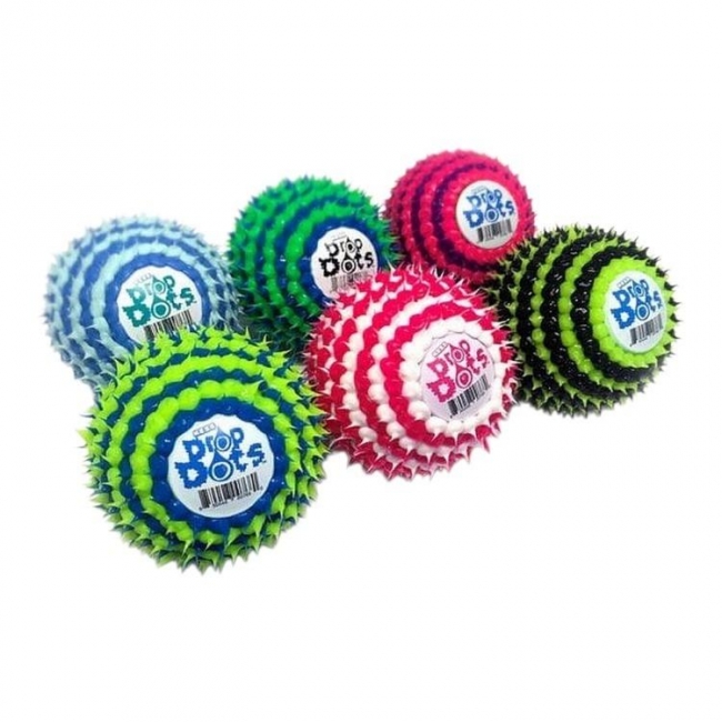 Piłeczka z kolcami Drop Dot 6,5cm mix