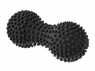 Wałek do masażu duoball czarny 15,5cm