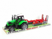 Traktor z broną 51 cm pod kloszem