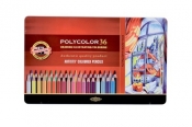 Kredki Polycolor w metalowej kasecie 36 kolorów