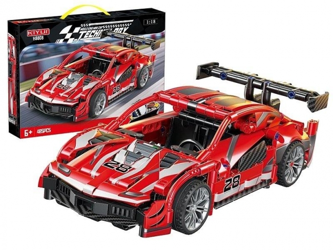 Klocki 488el model auta 1:18