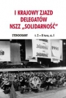 I Krajowy Zjazd Delegatów NSZZ Solidarność Tom 2 - II tura, część I