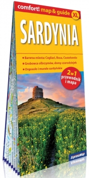 Sardynia laminowany map&guide (2w1: przewodnik i mapa) - Agnieszka Fundowicz-Skrzyńska