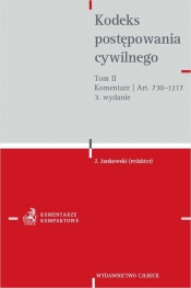 Kodeks postępowania cywilnego Tom II Komentarz do art. 730-1217