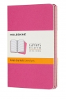 Zestaw 3 zeszytów Cahier Journals 9x14 gładki pink