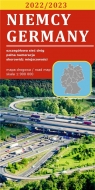 Mapa drogowa Niemcy 1:900 000 lam w.2022 praca zbiorowa