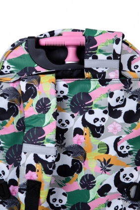 Coolpack, Plecak młodzieżowy na kółkach Alan - Panda Gang (F124829)