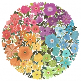 Puzzle 500: Paleta kolorów. Kwiaty (17167)