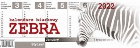 Kalendarz 2022 Biurkowy poziomy Zebra PP