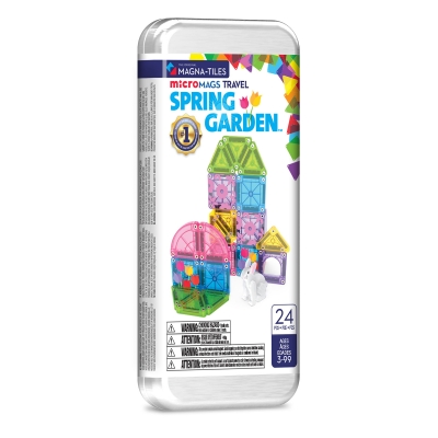 <img src='https://webimage.pl/pics/675/6/d850025176675.jpg' style='height:440px' /> Klocki Magnetyczne microMAGS Spring Garden Travel 24 elementy