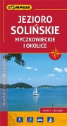 Jezioro Solińskie Myczkowieckie i okolice mapa turystyczna 1:25 000