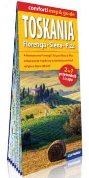 Toskania Florencja Siena Piza 2w1 przewodnik i mapa
