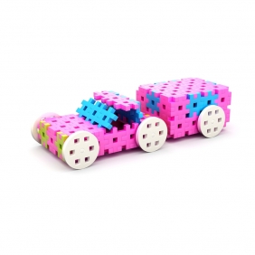 Klocki Meli Basic Constructor Pink Travel Box 500 el. (50081)
