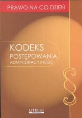 Kodeks postepowania administracyjnego - <br />