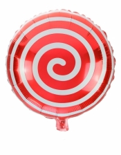 Balon foliowy lizak czerwony