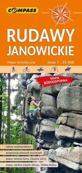 Rudawy Janowickie mapa laminowana - Opracowanie zbiorowe