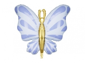 Balon foliowy Motyl 69x69cm błękit