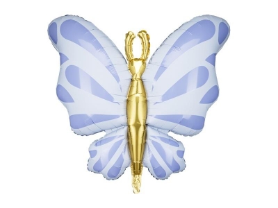Balon foliowy Motyl 69x69cm błękit