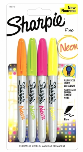 Marker Sharpie Neon - 4 kolory (SHP-1863419)