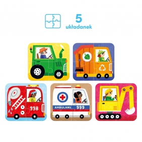 Czuczu: Układam Pojazdy dla dzieci 2+