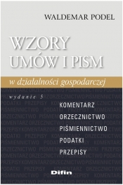 Wzory umów i pism w działalności gospodarczej z płytą CD