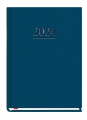 Kalendarz Marta 2024, B6 - niebieski (T-215V-N)