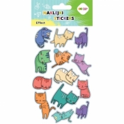 Naklejki Cats 10x20cm HAPPY COLOR