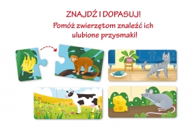 Co jedzą zwierzęta? Puzzle malucha