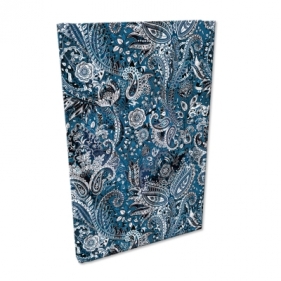 Notes A5 kratka Soft Touch Ornament Blue