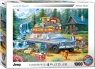 Puzzle 1000 Jeep Loading the Wagoneer by 6000-5867 10+