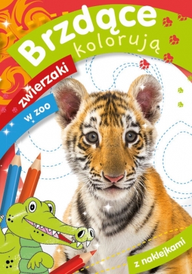 Brzdące kolorują zwierzaki w zoo - Zofia Zabrzeska
