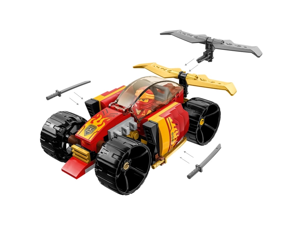 LEGO Ninjago: Samochód wyścigowy ninja Kaia EVO (71780)
