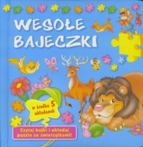 Wesołe bajeczki Książka z puzzlami