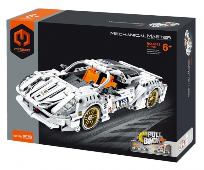 Klocki Super Auto białe 437el