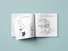 Myszonek. Kolorowanka - Riikka Jäntti