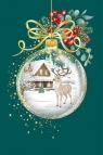 Karnet Boże Narodzenie - Jade Christmas Ball