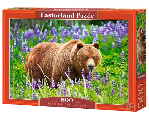 Puzzle Bear on the Meadow 500 (B-52677)