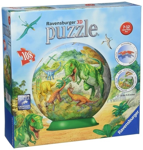 PUZZLE KULISTE 3D-DINOZAURY,10 (122677)